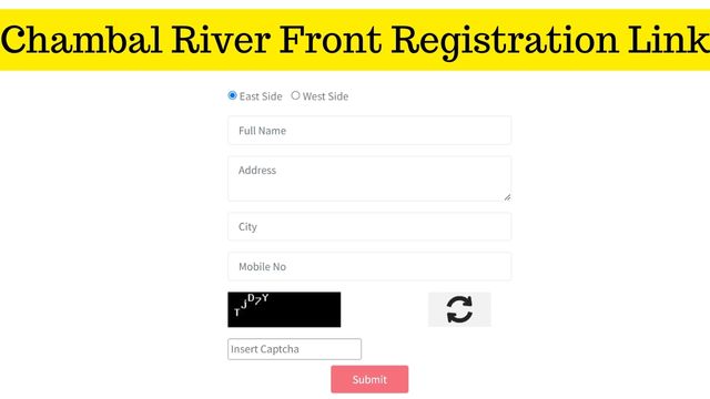 Chambal River Front Registration Link