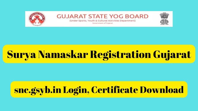 Surya Namaskar Registration Gujarat