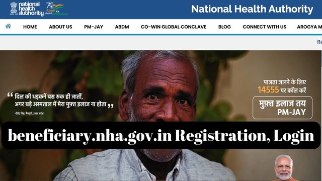 beneficiary.nha.gov.in Registration, Login