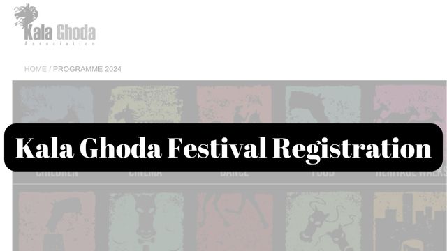 Kala Ghoda Festival Registration