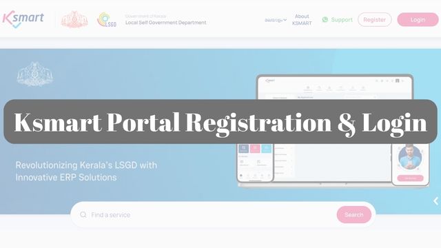 Ksmart Portal Registration