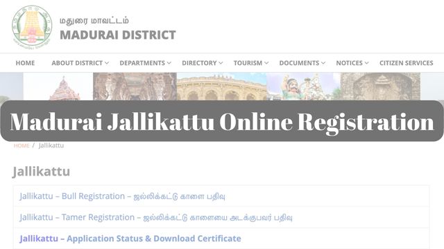 Madurai Jallikattu Online Registration