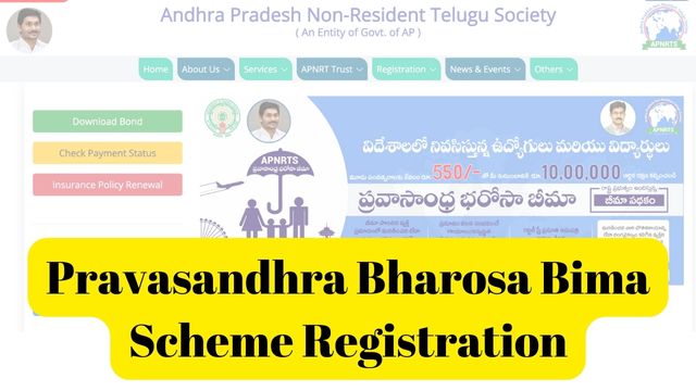 Pravasandhra Bharosa Bima Scheme Registration