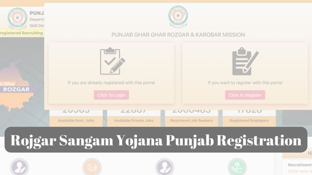 Rojgar Sangam Yojana Punjab Registration