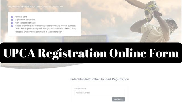 UPCA Registration Online Form