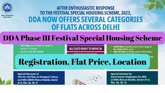 DDA Phase III Festival Special Housing Scheme