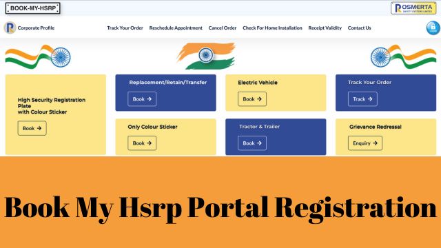 Book My Hsrp Portal Registration
